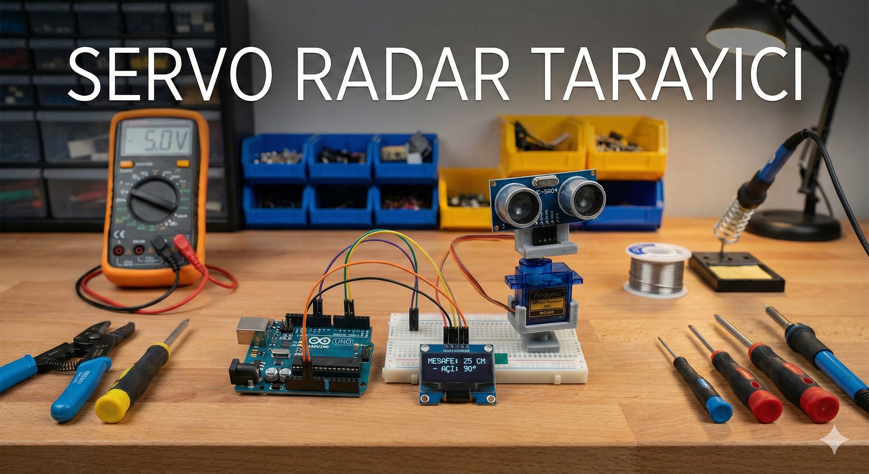 Servo Radar 180 Tarayıcı